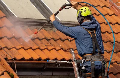 Démoussage et hydrofuge de toiture à Pupillin